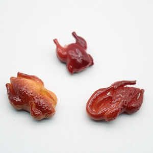 Mesa de juego de comida, modelo de escena navideña de <span class=keywords><strong>pollo</strong></span> y pato asado, accesorios para casa de muñecas - Product Image 1