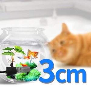 เครื่องทำความร้อนตู้ปลาแบบปรับได้ เครื่องทำความร้อนแบบจุ่มใต้น้ำสำหรับตู้ปลา พร้อมหน้าจอดิจิตอล ควบคุมอุณหภูมิภายนอก 18-34 องศาเซลเซียส แบบ USB ขนาดเล็ก - Product Image 4