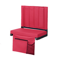 Chaise de stade pliable de haute qualité pour gradins avec coussin rembourré, sièges de stade pliables, chaises de plage