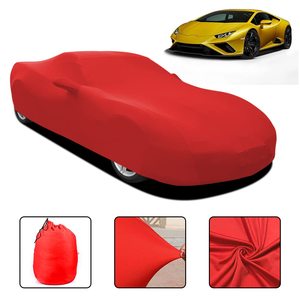 Washable Anti-dust Stretch Cover for Car with Fleece Protect Vehicle Paint Car Cover Indoor - Product Image 2