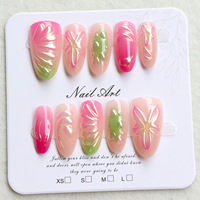 Ongles à presser Tacana 10 pièces Ombre Style Européen Fille Qualité Supérieure Vente en Gros Nouvelle Arrivée Offre Spéciale Personnalisé Couverture Complète