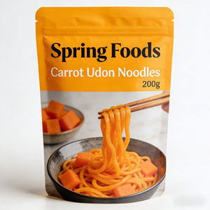 Nouilles Udon à la carotte saines et faibles en sodium, végétaliennes et pour régime végétarien - Product Image 4