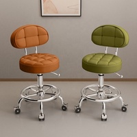 Tabouret de salon au design moderne, très vendu, de haute qualité, réglable en hauteur, chaise de coupe de cheveux avec dossier, utilisation en extérieur, certifié