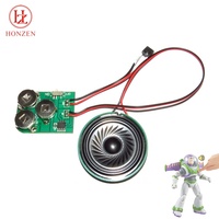 Honzen TW-20SM Toy Story Caja de Sonido Parlante Buzz Lightyear para Niños, Botón de Presión, Altavoz Portátil de 40 mm, Baterías AG10/AG13, MP3/WAV