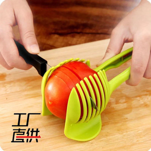 Fruit Divider Plastic Lemon Slicer Green Multi Function Household Tool For Citrus And Vegetables - Product Image 1