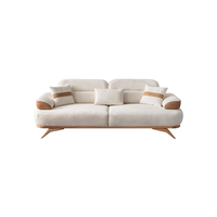 Canapé sectionnel carré en tissu, fonctionnel et contemporain, avec dossiers réglables, confortable, en éponge, pour salon