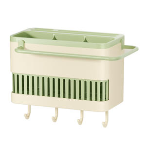 Support mural de rangement de cuisine Hy-0214, rectangulaire, sans perçage, multifonctionnel, pour couteaux et baguettes, pour usage domestique - Product Image 5