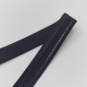 Pequeno MOQ Logo Impresso Soft Nylon Jacquard <span class=keywords><strong>Elastic</strong></span> Woven Webbing 3/4 de Polegada Ampla Non-Slip para Home Textile Dress Bra fita Roupas - Product Image 6