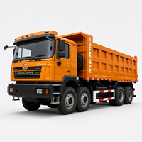 Camion benne Shacman F3000 8x4 remis à neuf, 12 roues, 380 CV, camions bennes d'occasion à vendre pour le marché africain