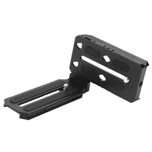 Jingying aluminio L soporte Vertical Horizontal conmutación cardán Cámara Placa de liberación rápida para DJI <span class=keywords><strong>Ronin</strong></span> Zhiyun Weebill cardán - Product Image 5