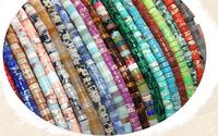 Bracelet tressé en perles d'empereur en pierre naturelle, élégant et ajustable pour femme