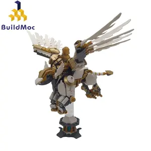 BuildMoc High-Tech Griffon Mecha Building block Kit Heros leone bestia mostro mattoncini giocattolo per bambini compleanno natale regalo