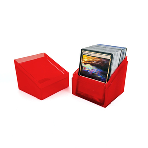 Caja de plástico colorida personalizada de fábrica, venta al por mayor, muy popular, para tarjetas TCG - Product Image 2
