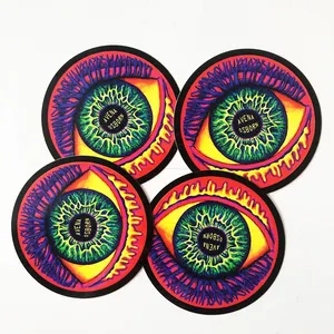 Groothandel Multicolor 3D Laser Vissen Lokken auto draak Ogen Stickers, kunstmatige vis ogen