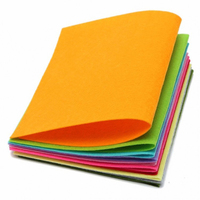 Vente en gros 50 couleurs feutre non tissé aiguille feutre tissu polyester feutre rouleau artisanat feutre