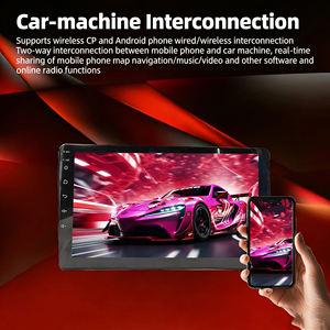 Écran tactile HD 9 10'' Hicar Android IOS CarPlay sans fil BT Lecteur multimédia de voiture GPS Navigation WIFI intégré Caméra arrière Assistant vocal - Product Image 4