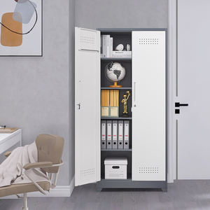 Armoire de nettoyage antirouille outils <span class=keywords><strong>casier</strong></span> de <span class=keywords><strong>rangement</strong></span> simple et double porte armoire de nettoyage - Product Image 3