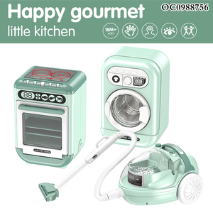 Aspirateur jouet pour enfants simulation domestique appareil ménager <span class=keywords><strong>machine</strong></span> à <span class=keywords><strong>laver</strong></span> semblant jouer jouets avec lumière et son - Product Image 2