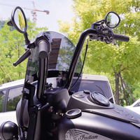 Guidon noir brillant 16 \ "Rise 1 1/2 \" Diamètre Ape Cintres Condition Cadre de moto et Type de pièces de carrosserie pour Indian Dark Horse