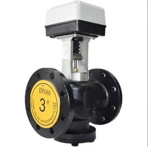 วาล์วควบคุม2ทาง, วาล์วปรับสมดุล AC24V AC220V 7100 DN80 - Product Image 1