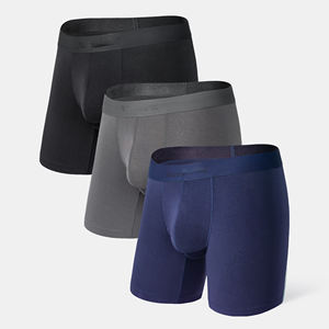 Ropa Interior Masculina CELINNE con Diseño de Separación de Bolsas, Cómoda, de Bambú, con Doble Bolsa de Soporte, Transpirable, Tipo Bóxer - Product Image 1
