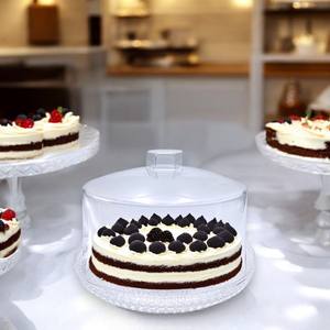 Cúpula de exhibición de pasteles de diseño moderno con asa hexagonal de PS, ecológica, para tiendas de postres y pastelerías - Product Image 5
