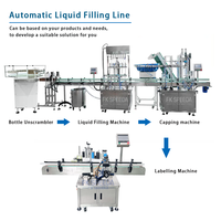Ligne de production de remplissage automatique d'eau minérale pure en bouteille FK-High Accuracy, machine de remplissage d'eau en bouteille