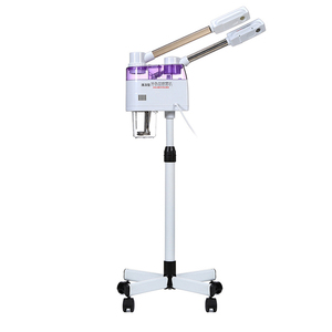 Stand <span class=keywords><strong>Portable</strong></span> Professionnel Salon De Beauté <span class=keywords><strong>Vapozone</strong></span> 360 Vaporisateur De Soins De La Peau Noir Rose Couleur Vapeur Facial Avec Support Anneau Lumière - Product Image 2