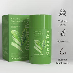 <span class=keywords><strong>Mascarilla</strong></span> Facial en Barra de Arcilla de Té Verde Vegana Natural OEM con Vitamina E, Control de Grasa, Limpieza Profunda, Minimiza Puntos Negros y Humecta - Product Image 2