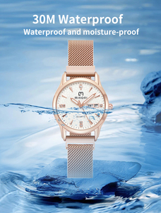 Reloj Miboni M-1957L Vintage, Resistente al Agua, con Movimiento de Cuarzo, Elegante, Casual y de Lujo para Mujer, Chica, Reloj de Pulsera, Orologio - Product Image 4