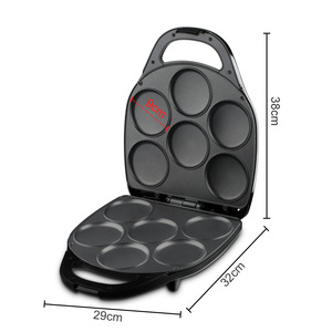 Pancake <b>Maker</b> 7 Holes Non Stick Electric Waffle <b>Maker</b> For Breakfast Cake Dorayaki 110V 220V - Product Image 3