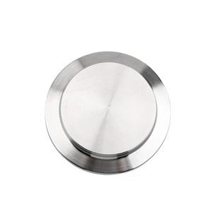 Bride aveugle en acier inoxydable DN50,5 mm d'épaisseur 10 mm, type à serrage, surface polie, circulaire, pour applications sanitaires - Product Image 3