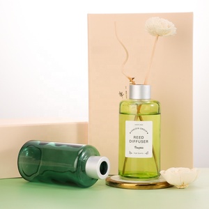 <span class=keywords><strong>200ml</strong></span> đầy màu sắc trang trí nhà kính tròn khuếch tán chai với mây thanh bạc vít nắp cho sậy khuếch tán hương thơm sử dụng - Product Image 4