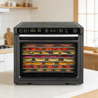 Déshydrateur alimentaire professionnel miniature à 6 niveaux, 1000 W, 6 plateaux, en acier inoxydable, machine à sécher les fruits