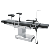 Table d'opération chirurgicale manuelle hydraulique à prix avantageux, en acrylique et métal, pour examen orthopédique en milieu hospitalier