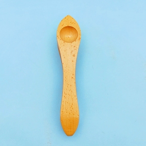 Vente en gros : Instrument de percussion Orff en bois de hêtre, claquettes à main en forme de cuillère, shaker rythmique en bois pour enfants - Product Image 3