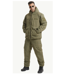 Combinaison d'hiver DFG02 Green CP, en coton rembourré, imperméable, isolante, épaisse, camouflage, pour l'hiver. - Product Image 2