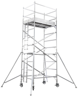 Échelle modulaire en aluminium Kwikstage de haute qualité avec conception pliable pour la construction et l'utilisation en entrepôt - Certifiée CE