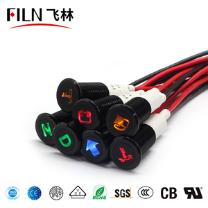 10 Mét Flat Head 12V Led Kim Loại Xe Bật Tín Hiệu Ánh Sáng Với Biểu Tượng Tùy Chỉnh Pilot Lamp Với 20Cm Dây - Product Image 4