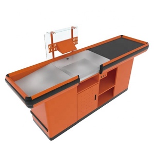 Mostrador de pago de <span class=keywords><strong>supermercado</strong></span> y tienda de conveniencia para Estación de cajero minorista y de comestibles - Product Image 1