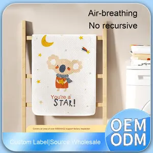 Cambiador de pañales de cama lavable para dormir para niños pequeños, cambiador de pañales impermeable para orina de bebé - Product Image 5