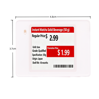 Etiqueta de Precio Electrónica LTag de 7.5 Pulgadas con Gestión en la Nube y Sincronización por Lotes para Grandes Supermercados