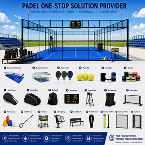 Pista <span class=keywords><strong>de</strong></span> Pádel Panorámica Galvanizada a Buen Precio, Pistas <span class=keywords><strong>de</strong></span> Pádel para Interiores y Exteriores, Solución Integral para Clubes - Product Image 1