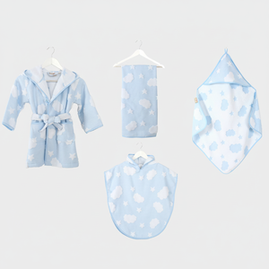 Toalla con capucha de algodón 100% tejido Jacquard de nuevo diseño para niños Toalla de bebé de Color rosa con capucha de alta calidad - Product Image 1