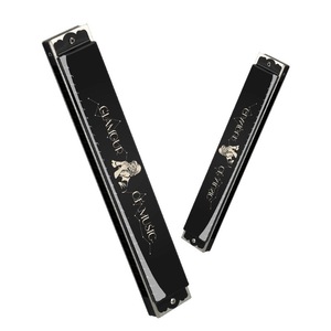 Harmonica polyphonique professionnel à 24 trous en gros - Avec étui de remplacement en laiton, ton chaud et riche, protection durable - Product Image 2