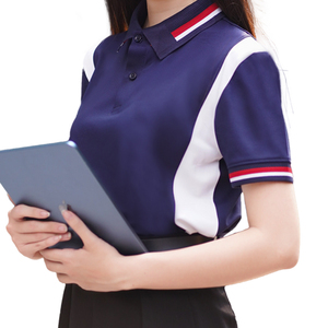 Polo unisexe personnalisé en spandex et polyester avec logo pour les événements du personnel de bureau directement de l'usine du Vietnam - Product Image 2