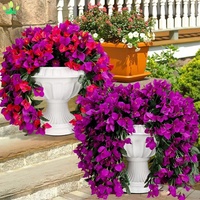 Fleur artificielle suspendue en soie de bougainvillier pour la décoration de la maison, des mariages, des fêtes, des portes d'entrée, des jardins et des paniers