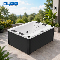 Spa Jacuzzi extérieur pour 4 personnes, bain à remous minimaliste, fabricant chinois JOYEE, OEM, bain à remous de jardin Ariestech Balboa Whirlpool