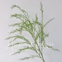 Rumput Garut Asparagus pakis daun Calla rumput udara gantung Amaranthus tanaman hijau buatan dekorasi aula pernikahan