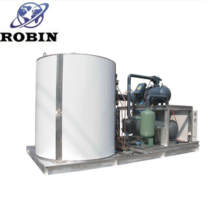 Grote en snelle koelcapaciteit schijfijsmachine 10T 15T 20T zoetwater schijfijsmachine voor vlees en groenten, vers voedsel - Product Image 4